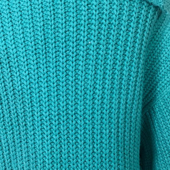 Free People Swim Too Deep Cardi Color Turquoise Size: XS - Picture 6 of 16